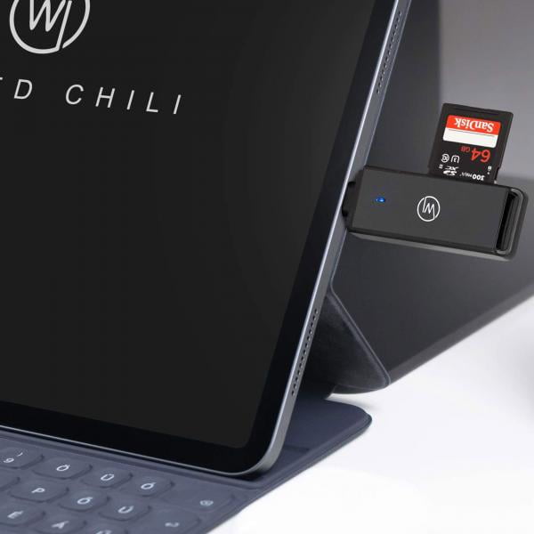 Wicked Chili Speicherkartenleser mit USB C Stecker für SD und Micro SD-Karten