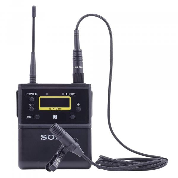 Edutige ESM-003 Mikrofon für Sony Funkstrecken, 3,5mm 3-Pol TRS