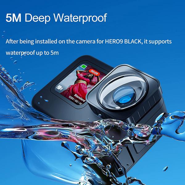 Telesin Max Lens-Mod für HERO9 &amp; 10 Black