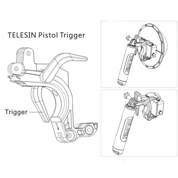 Telesin Pistol Trigger