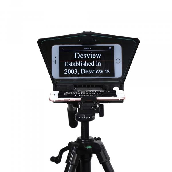 DesView T2 - Teleprompter (autocue) für Smartphone/Tablet