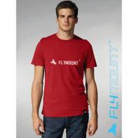 Flymount T-Shirt Logo weinrot