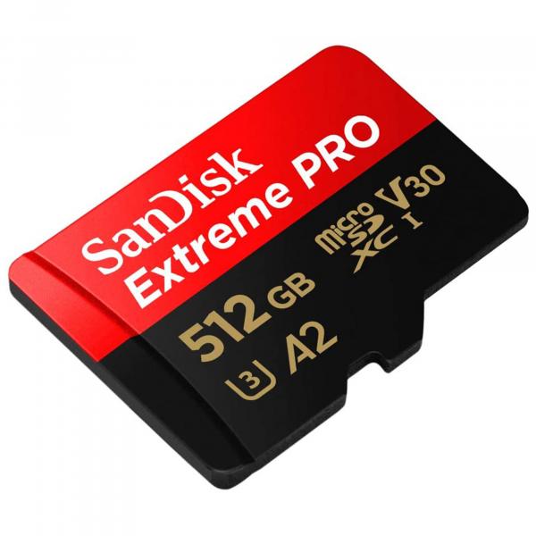 SanDisk 512GB microSDXC Extreme Pro C10 U3 V30 A 170MB/s