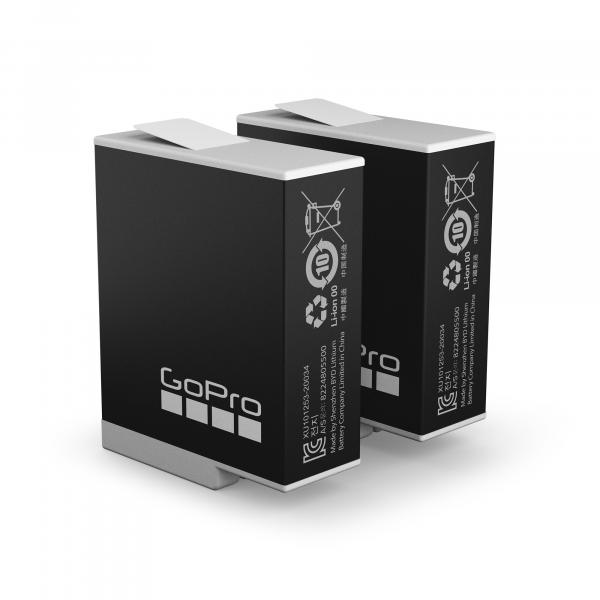 GoPro 2er-Set Ersatzakku-Enduro für HERO9 &amp; 10 Black